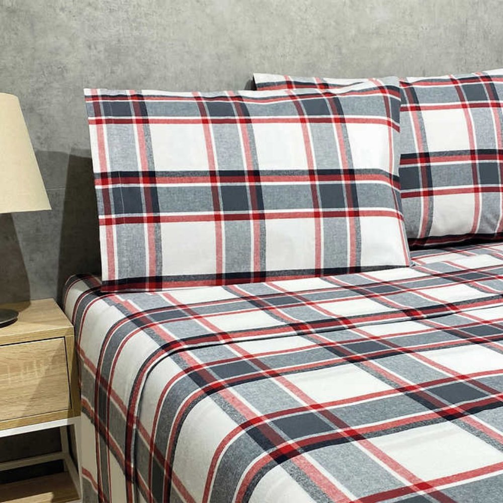 Portuguese Flannel 3-piece Sheet Set, Twin,  NWT